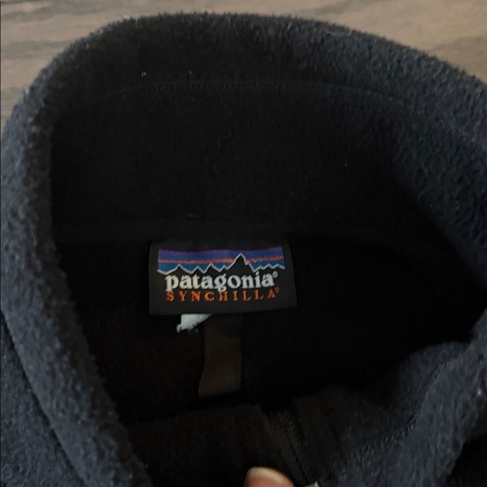 Patagonia Synchilla Black Fleece Vest Men’s XL - Picture 4 of 4